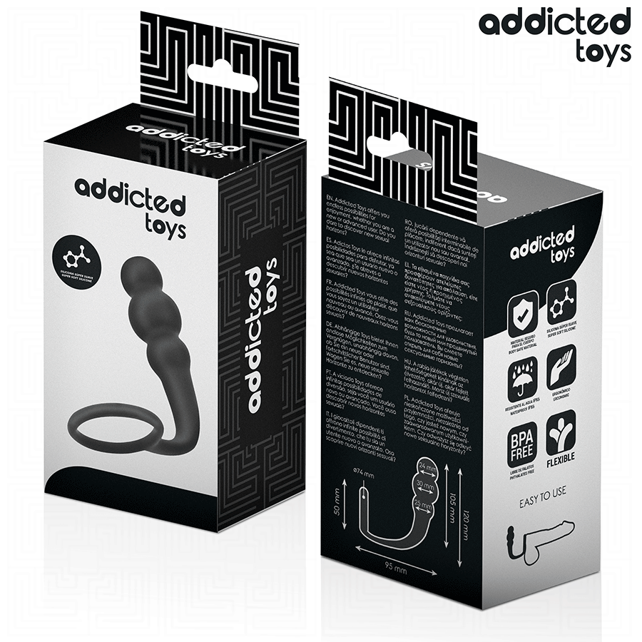 Addicted Toys-Plug anale con Anello in Silicone Modello 1 6 Addicted Toys-Plug anale con Anello in Silicone Modello 1 · Giocattoli anali (immagine 6)