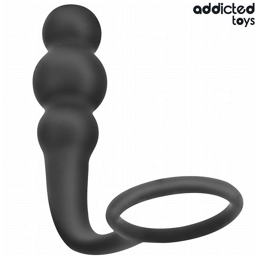 Addicted Toys-Plug anale con Anello in Silicone Modello 1 1 Addicted Toys-Plug anale con Anello in Silicone Modello 1 · Giocattoli anali