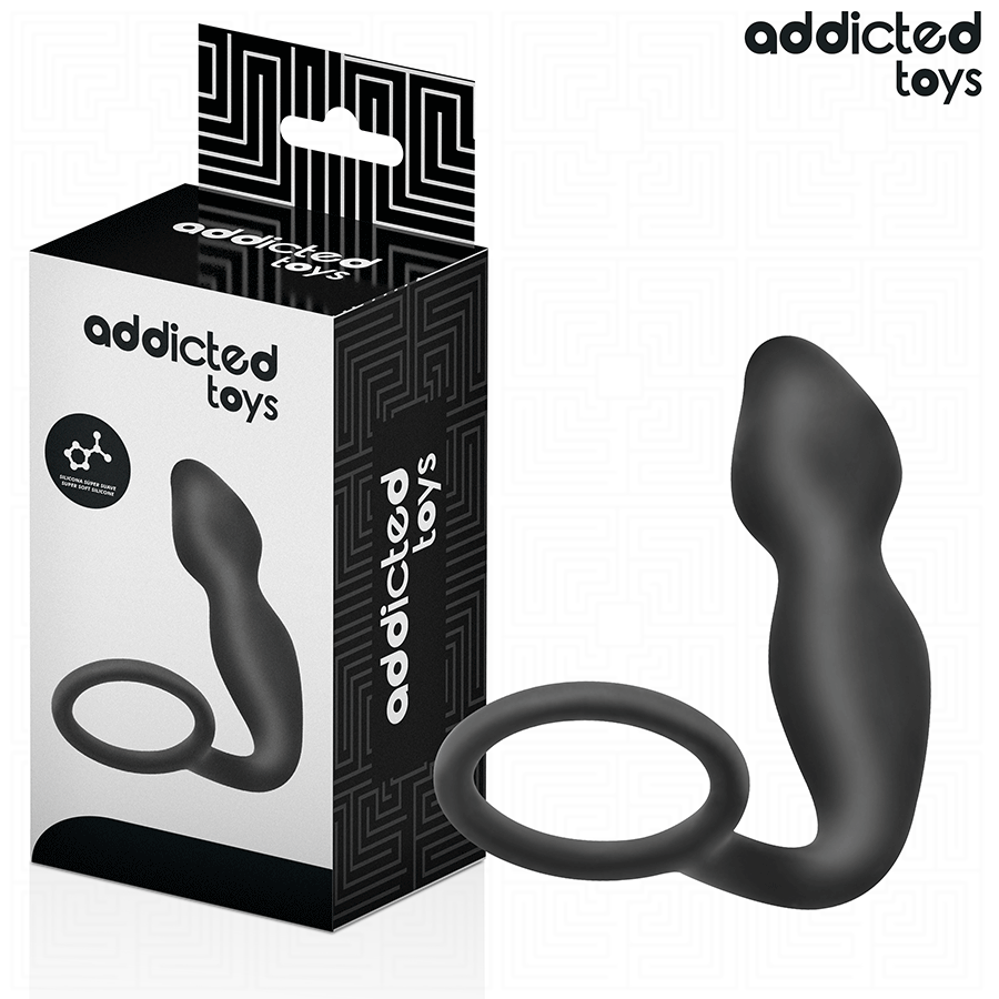 Addicted Toys-Anale Plug con Anello di Silicone Model 2 · Giocattoli anali (immagine 2)