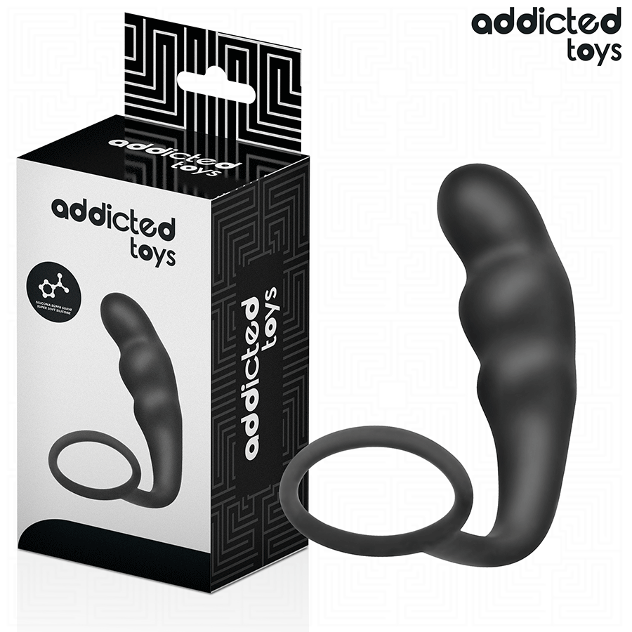 Addicted Toys-Plug anale con Anello in Silicone Modello 4 · Giocattoli anali (immagine 2)