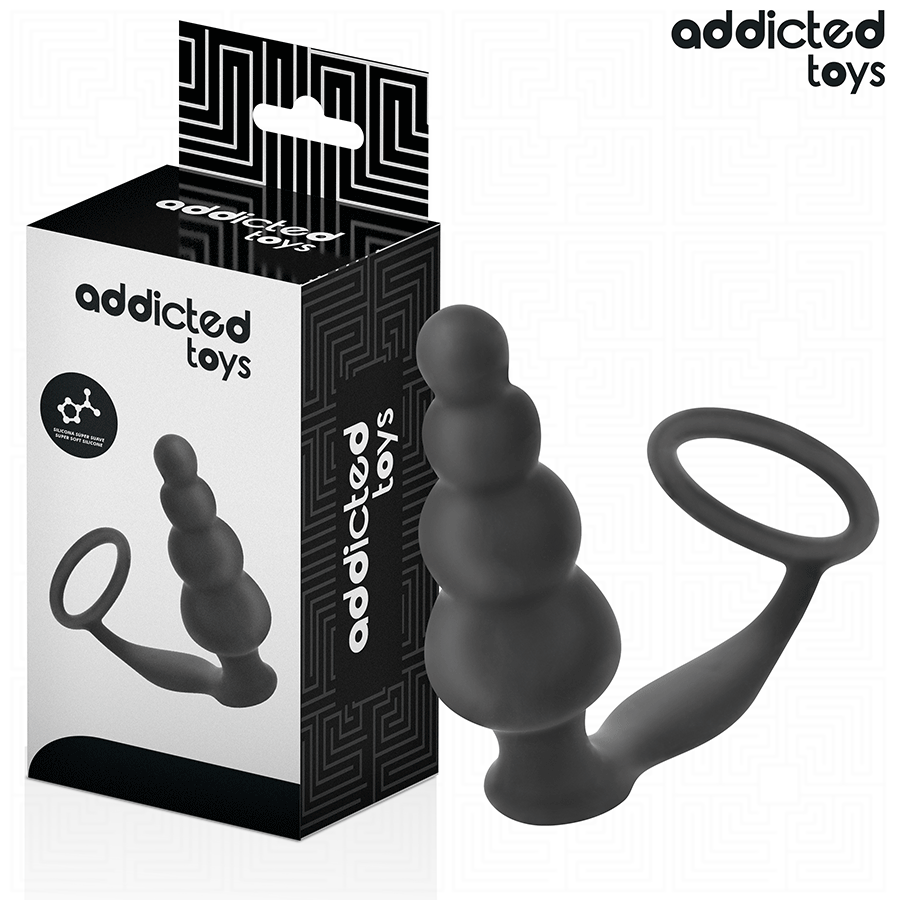 Addicted Toys-Plug anale con Anello in Silicone Model 5 · Giocattoli anali (immagine 2)