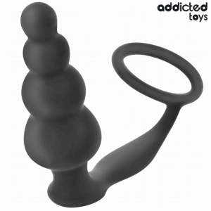 Addicted Toys-Plug anale con Anello in Silicone Model 5