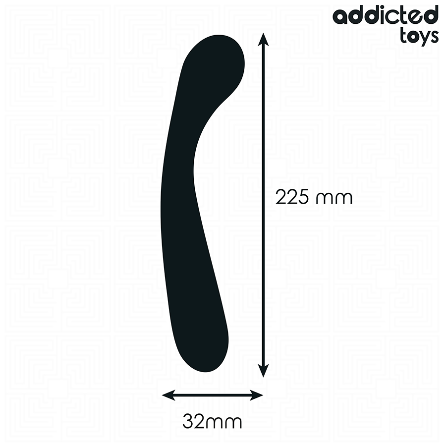 Addicted Toys-Stimolatore anale doppio silicone 22,5 cm · Giocattoli anali (imaginea 5)