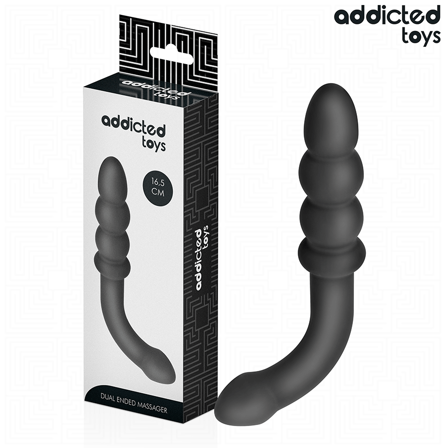 Addicted Toys-Massaggiatore anale doppio in silicone 16,5 cm 2 Addicted Toys-Massaggiatore anale doppio in silicone 16,5 cm · Giocattoli anali (imaginea 2)
