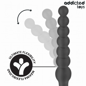 Addicted Toys-Massaggiatore anale doppio in silicone 24 cm · Giocattoli anali (imaginea 3)