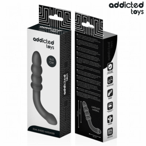 Addicted Toys-Massaggiatore anale doppio in silicone 16,5 cm · Giocattoli anali (imaginea 6)