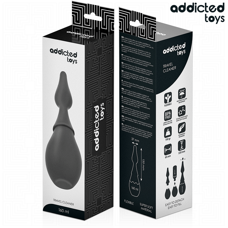Addicted Toys-Travel Cleaner di Silicone Modello 1 · Giocattoli anali (imaginea 6)