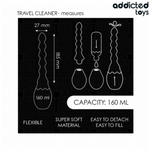 Addicted Toys-Pulitore da viaggio in silicone modello 2 · Giocattoli anali (imaginea 5)