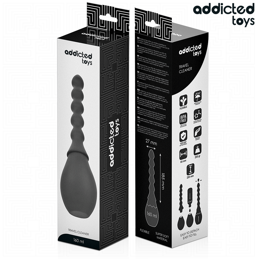 Addicted Toys-Pulitore da viaggio in silicone modello 2 · Giocattoli anali (imaginea 7)