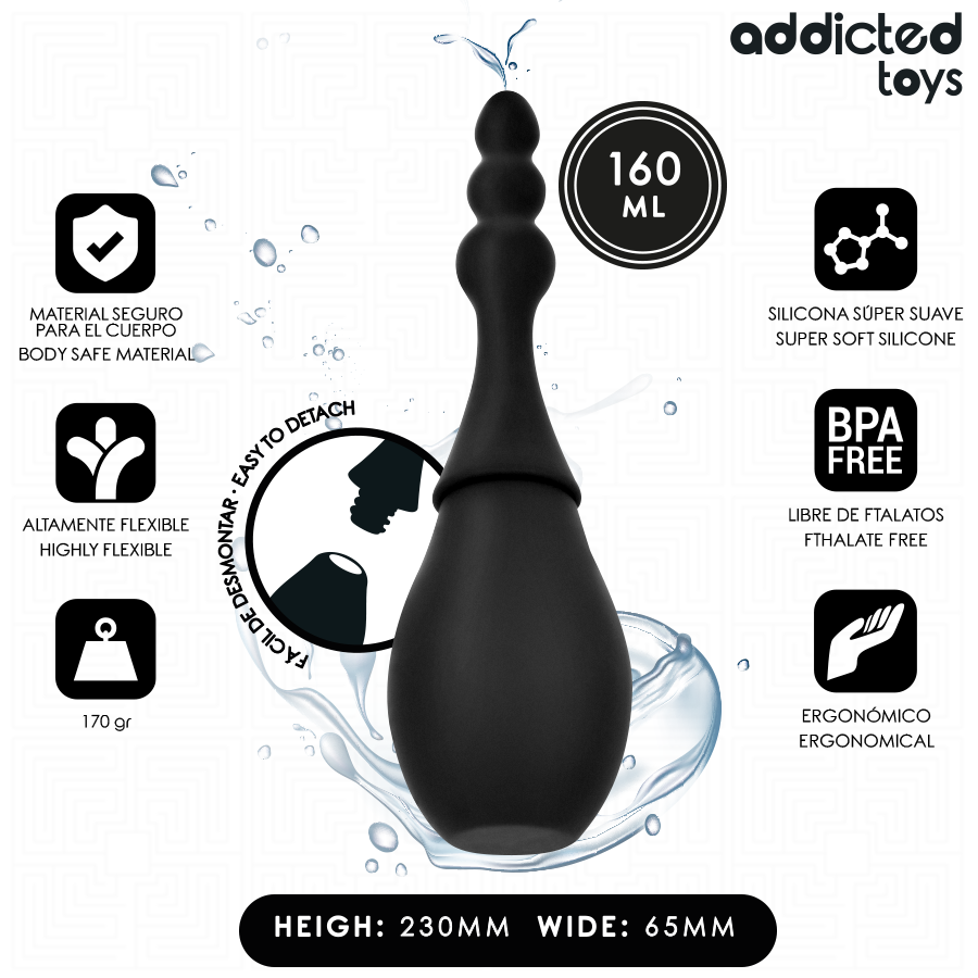 Addicted Toys-Pulitore da viaggio in silicone modello 4 1 Addicted Toys-Pulitore da viaggio in silicone modello 4 · Giocattoli anali