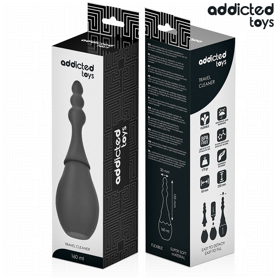 Addicted Toys-Pulitore da viaggio in silicone modello 4 5 Addicted Toys-Pulitore da viaggio in silicone modello 4 · Giocattoli anali (imaginea 5)