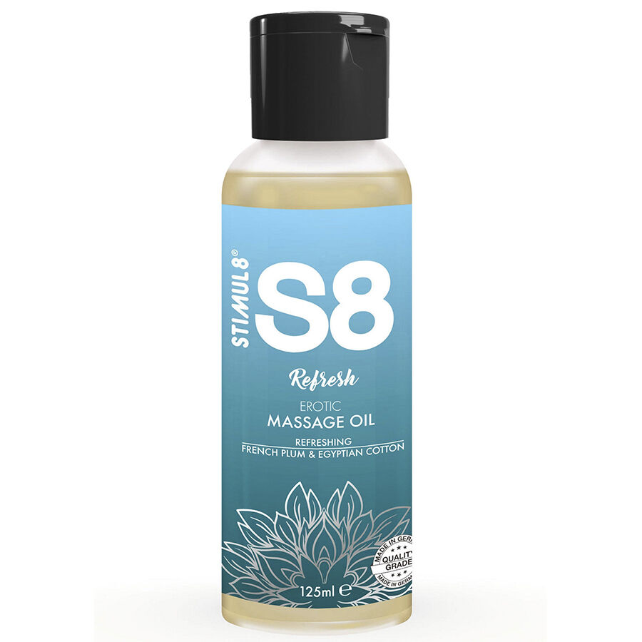 Stimul8-S8 Refresh Cotton Olio da Massaggio 125 ml