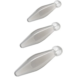 Toyjoy-Anal Play Set 3 Pezzi Trasparente Dilatatori in Forma