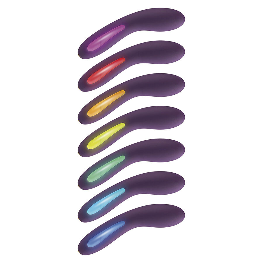 Toyjoy-Luminate Light Vibrator G-spot Viola-Silicone, 7 velocità 3 Toyjoy-Luminate Light Vibrator G-spot Viola-Silicone, 7 velocità · Vibratori (imaginea 3)