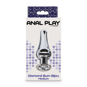 Toyjoy-Plug anale Diamond Bum Gioiello Medium-Metal · Giocattoli anali (immagine 3)