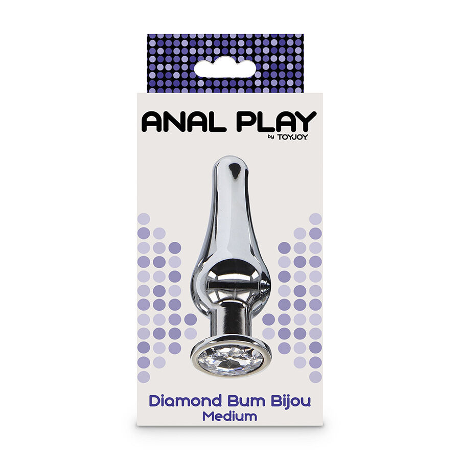 Toyjoy-Plug anale Diamond Bum Gioiello Medium-Metal · Giocattoli anali (immagine 3)