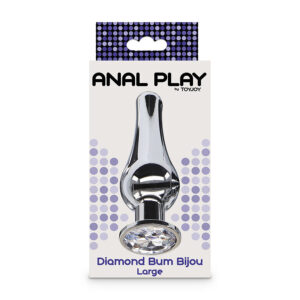 Toyjoy-Anale Play Diamond Bum Gioiello Plug anale Mare-Metal · Giocattoli anali (imaginea 5)