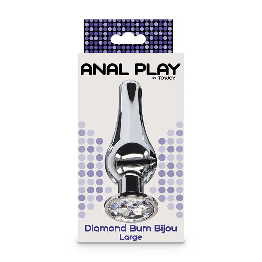 Toyjoy-Anale Play Diamond Bum Gioiello Plug anale Mare-Metal · Giocattoli anali (imaginea 5)