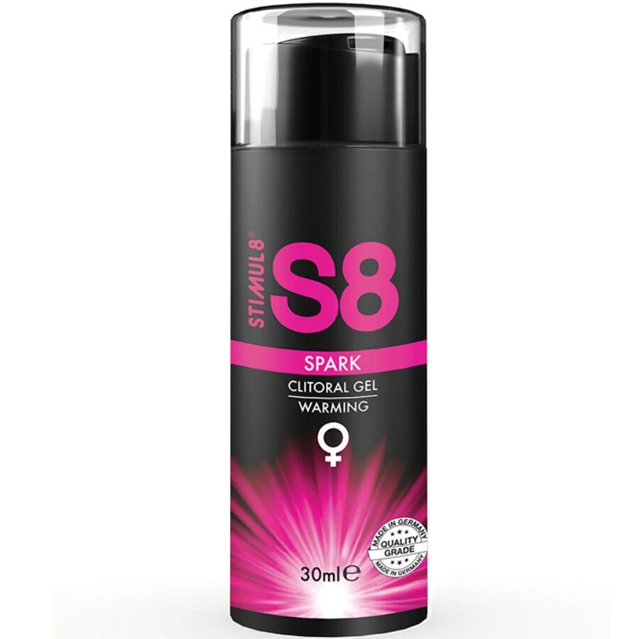 Stimul8-S8 Spark Gel Stimolante per il Clitoride, Effetto 1 Stimul8-S8 Spark Gel Stimolante per il Clitoride, Effetto · Afrodisiaci donna