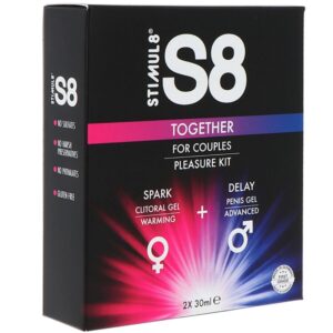 Stimul8-S8 Together Kit per Coppia 2 X 30 ml · Massaggio erotico