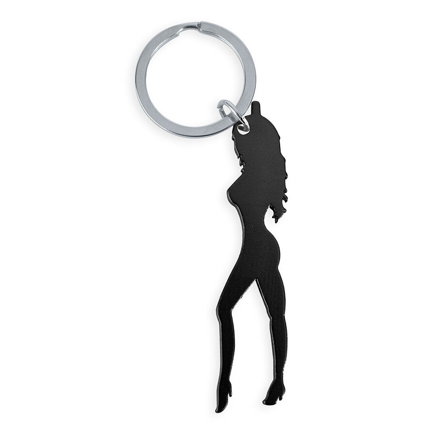 Diablo Picante-Portachiavi con silhouette femminile — DIVERTY SEX · Articoli divertenti (immagine 3)