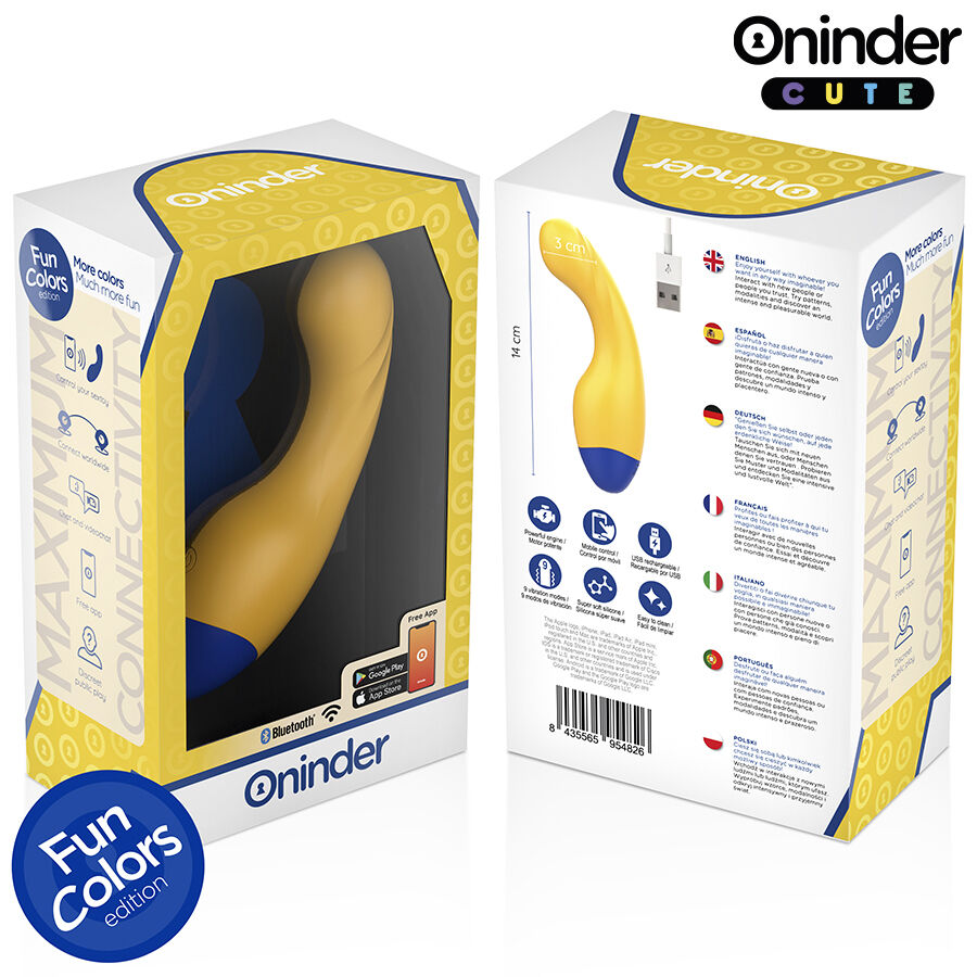 Oninder Cute-Love Buddy Master G-spot Vibratore - Free Worldwide · Giocattoli per coppie (imaginea 7)