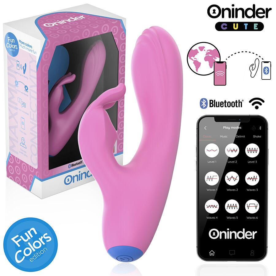 Oninder Cute-Love Bunny Vibratore G-spot per Clitoride 1 Oninder Cute-Love Bunny Vibratore G-spot per Clitoride · Giocattoli per coppie