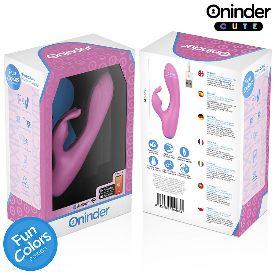 Oninder Cute-Love Bunny Vibratore G-spot per Clitoride 6 Oninder Cute-Love Bunny Vibratore G-spot per Clitoride · Giocattoli per coppie (imaginea 6)