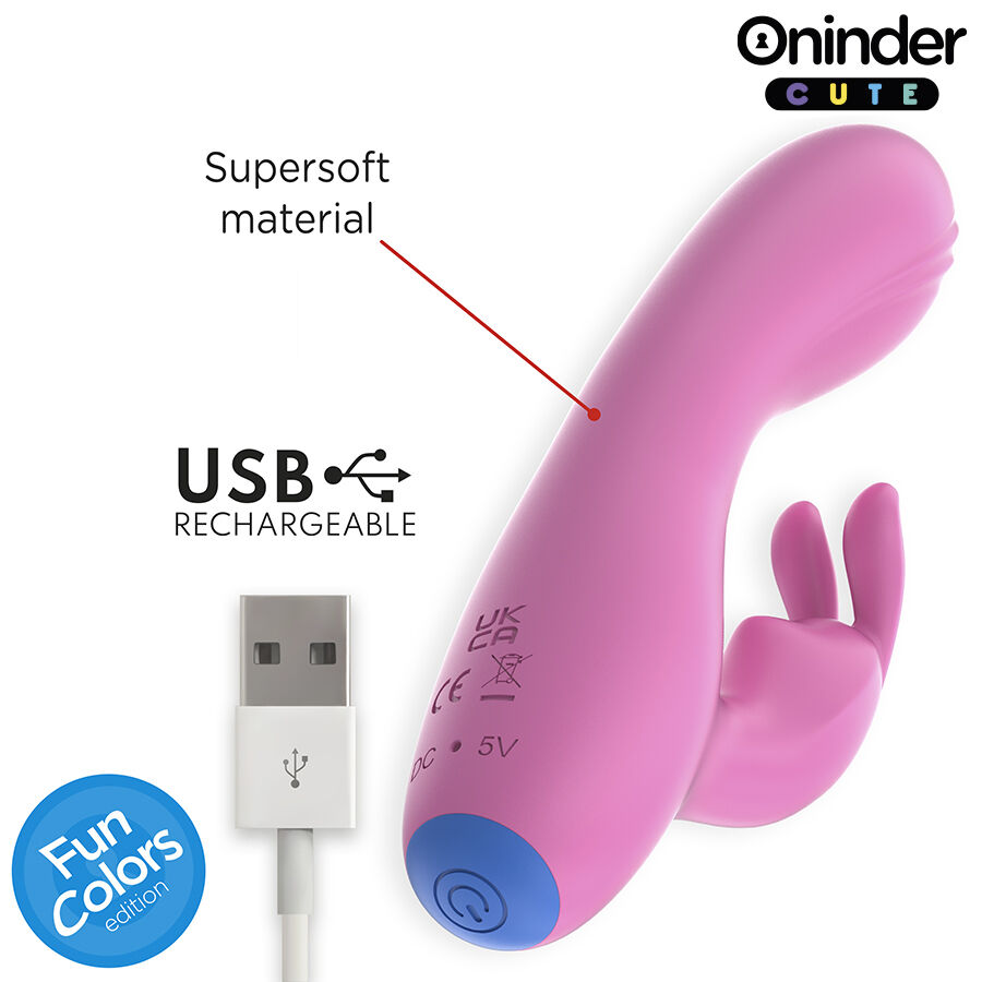 Oninder Cute-Love Bunny Vibratore G-spot per Clitoride 8 Oninder Cute-Love Bunny Vibratore G-spot per Clitoride · Giocattoli per coppie (imaginea 8)