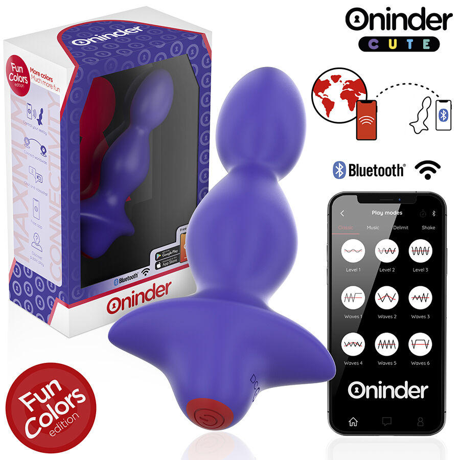 Oninder Cute-Love Butt Plug anale Vibrant Dilatatore - Applicazione