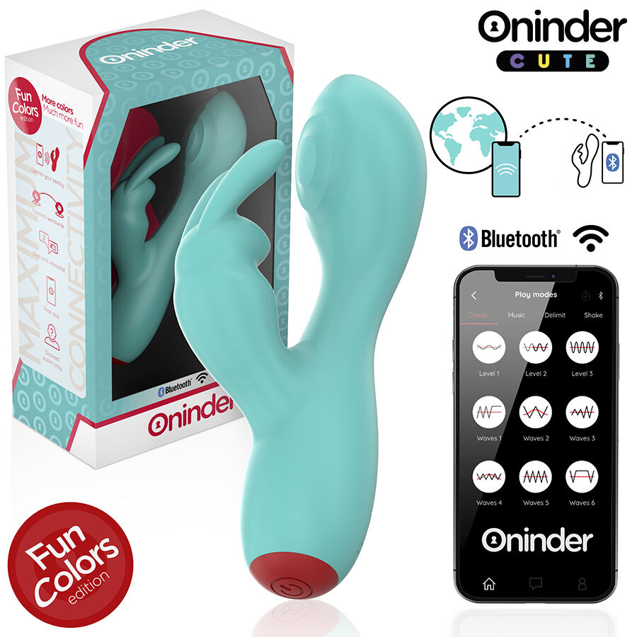 Oninder Cute-Love Bunny Vibratore G-spot e Clitoride - Free