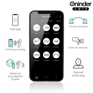 Oninder Cute-Love Bunny Vibratore G-spot e Clitoride - Free · Giocattoli per coppie (imaginea 4)