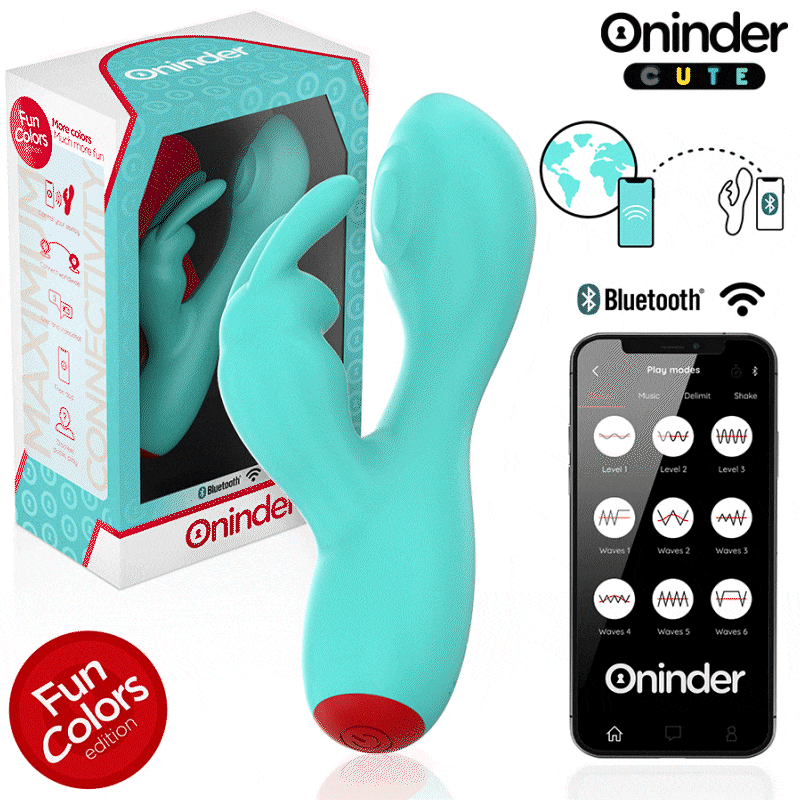Oninder Cute-Love Bunny Vibratore G-spot e Clitoride - Free · Giocattoli per coppie (imaginea 2)