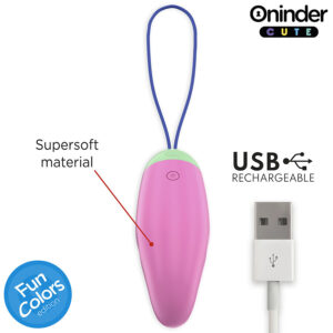 Oninder Cute-Love Pleasure 360° Uovo Vibrante Rotativo in Silicone · Vibratori (imaginea 6)