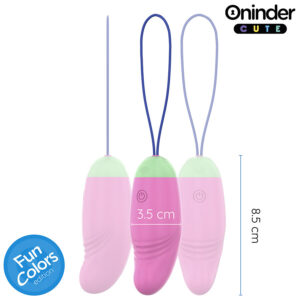 Oninder Cute-Love Pleasure 360° Uovo Vibrante Rotativo in Silicone · Vibratori (imaginea 3)