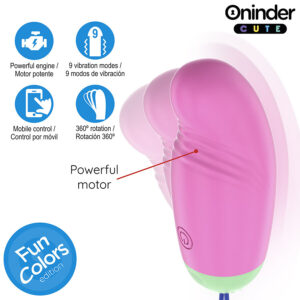 Oninder Cute-Love Pleasure 360° Uovo Vibrante Rotativo in Silicone · Vibratori (imaginea 5)