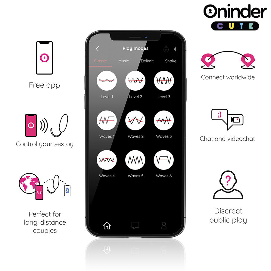 Oninder Cute-Love Pleasure O Vibratore Vibro-wave Tapping 6 Oninder Cute-Love Pleasure O Vibratore Vibro-wave Tapping · Vibratori (imaginea 6)
