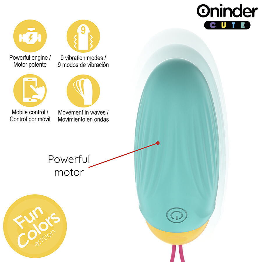 Oninder Cute-Love Pleasure O Vibratore con Perle Rotative · Vibratori (imaginea 6)