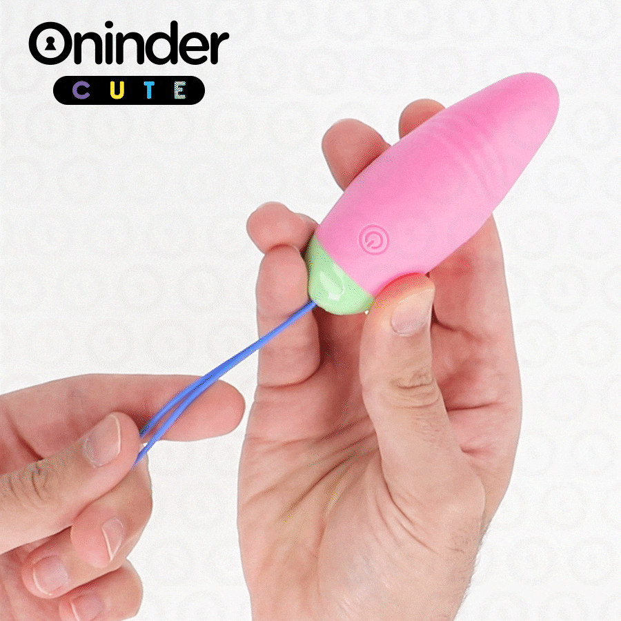 Oninder Cute-Love Pleasure 360° Uovo Vibrante Rotativo in Silicone · Vibratori