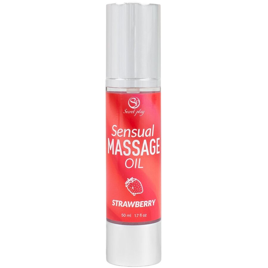 Secretplay Cosmetic-Olio da Massaggio Fragole