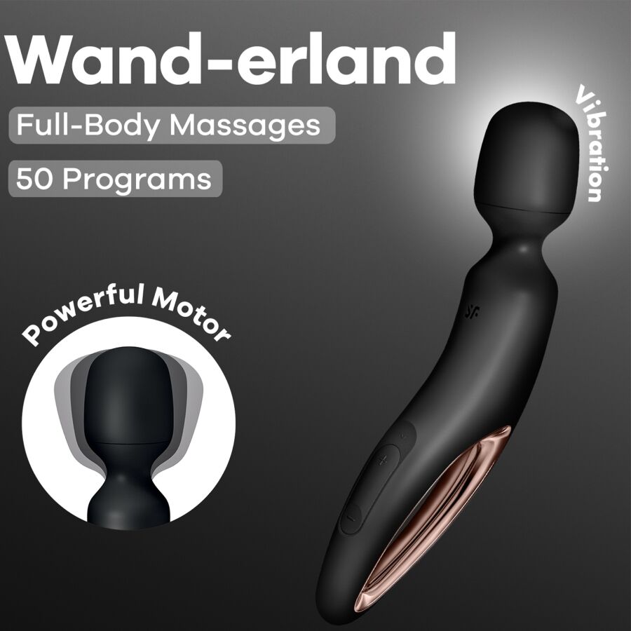 Satisfyer Wand-Wand-erland Massaggiatore Vibrante Silicone 24 Satisfyer Wand-Wand-erland Massaggiatore Vibrante Silicone · Vibratori (imaginea 2)