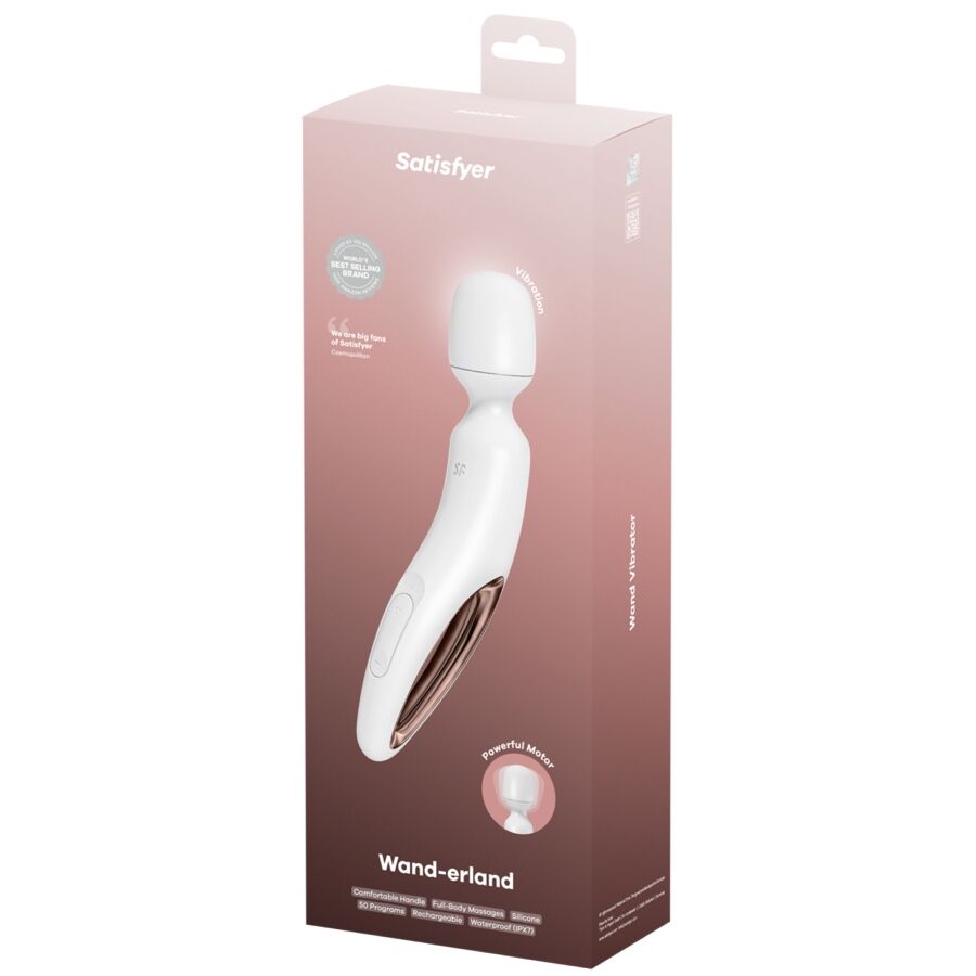 Satisfyer Wand-Wand-erland Massaggiatore Vibrante Silicone 32 Satisfyer Wand-Wand-erland Massaggiatore Vibrante Silicone · Vibratori (imaginea 10)