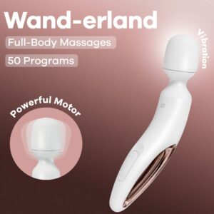 Satisfyer Wand-Wand-erland Massaggiatore Vibrante Silicone 46 Satisfyer Wand-Wand-erland Massaggiatore Vibrante Silicone · Vibratori (imaginea 12)
