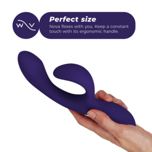 We-vibe-Nova 3 Rabbit Vibrator Midnight Blue-Silicone, Ricaricabile · Giocattoli per coppie (imaginea 6)
