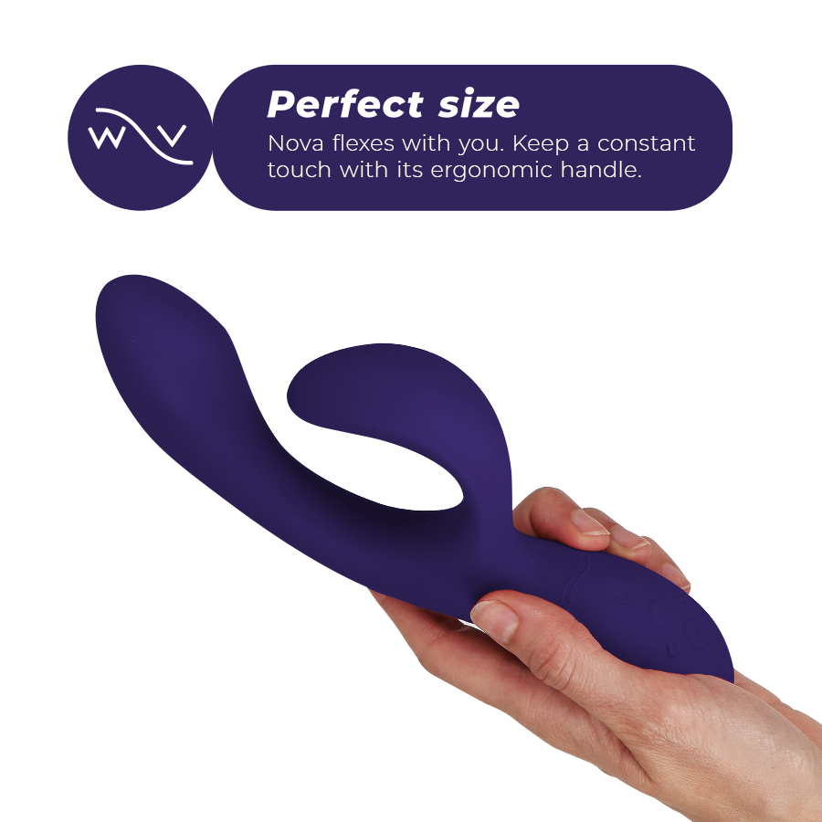 We-vibe-Nova 3 Rabbit Vibrator Midnight Blue-Silicone, Ricaricabile · Giocattoli per coppie (imaginea 6)