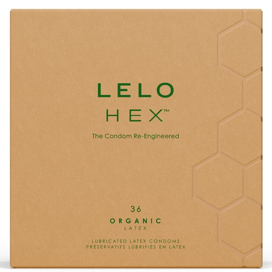 Lelo-Hex Organic Scatola Preservativo Organico 36 Pezzi-Lattice