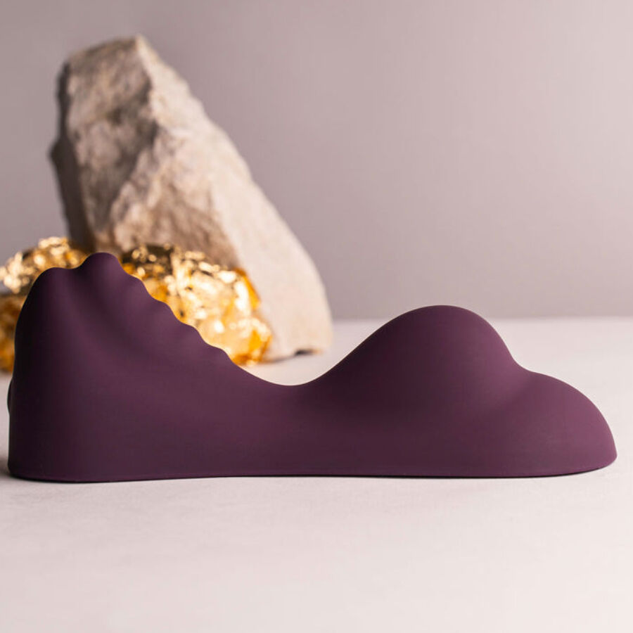 Rocks-off-Ruby Glow Violet Vibratore Sit-on-Silicone, 10 velocità · Vibratori (immagine 3)