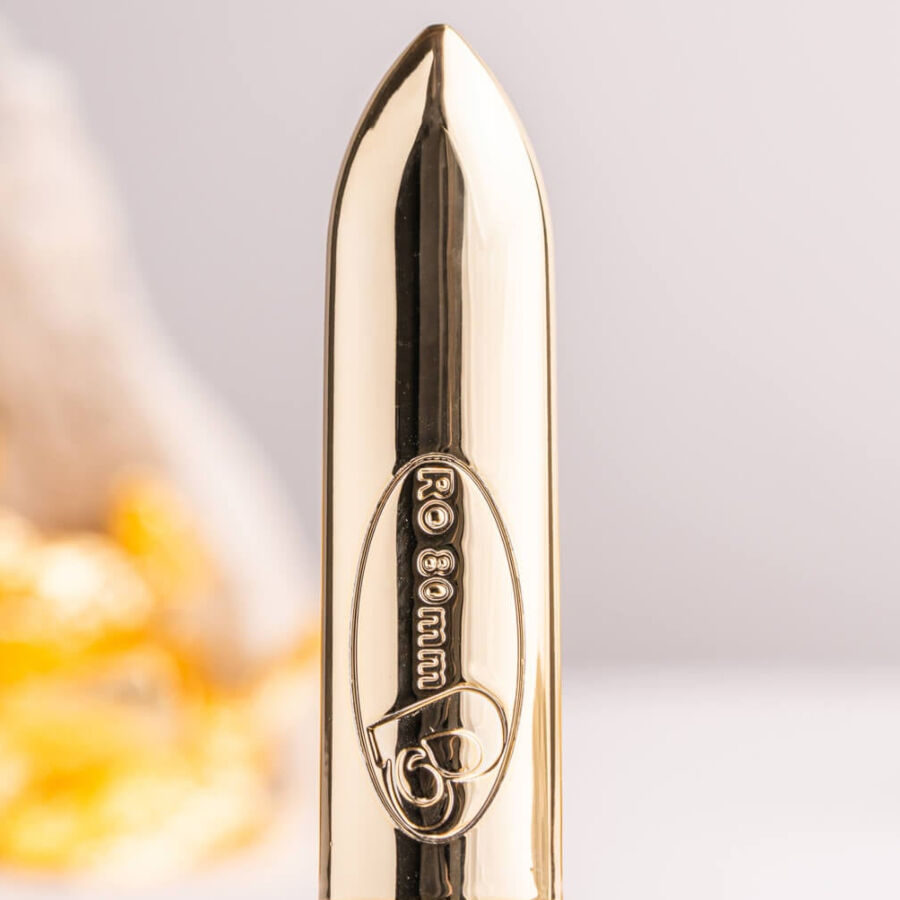 Rocks-off-IT-80 Champagne Golden Vibratore Tip Bullet-Silicone · Vibratori (immagine 2)