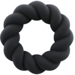 Rocks-off-Twist Anello Masturbatore di Silicone Nero-Waterproof · Anelli & Guaine per pene