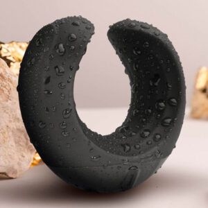 Rocks-off-Echo Black Vibrator Masturbatore-Silicone, 10 velocità · Anelli & Guaine per pene (imaginea 9)